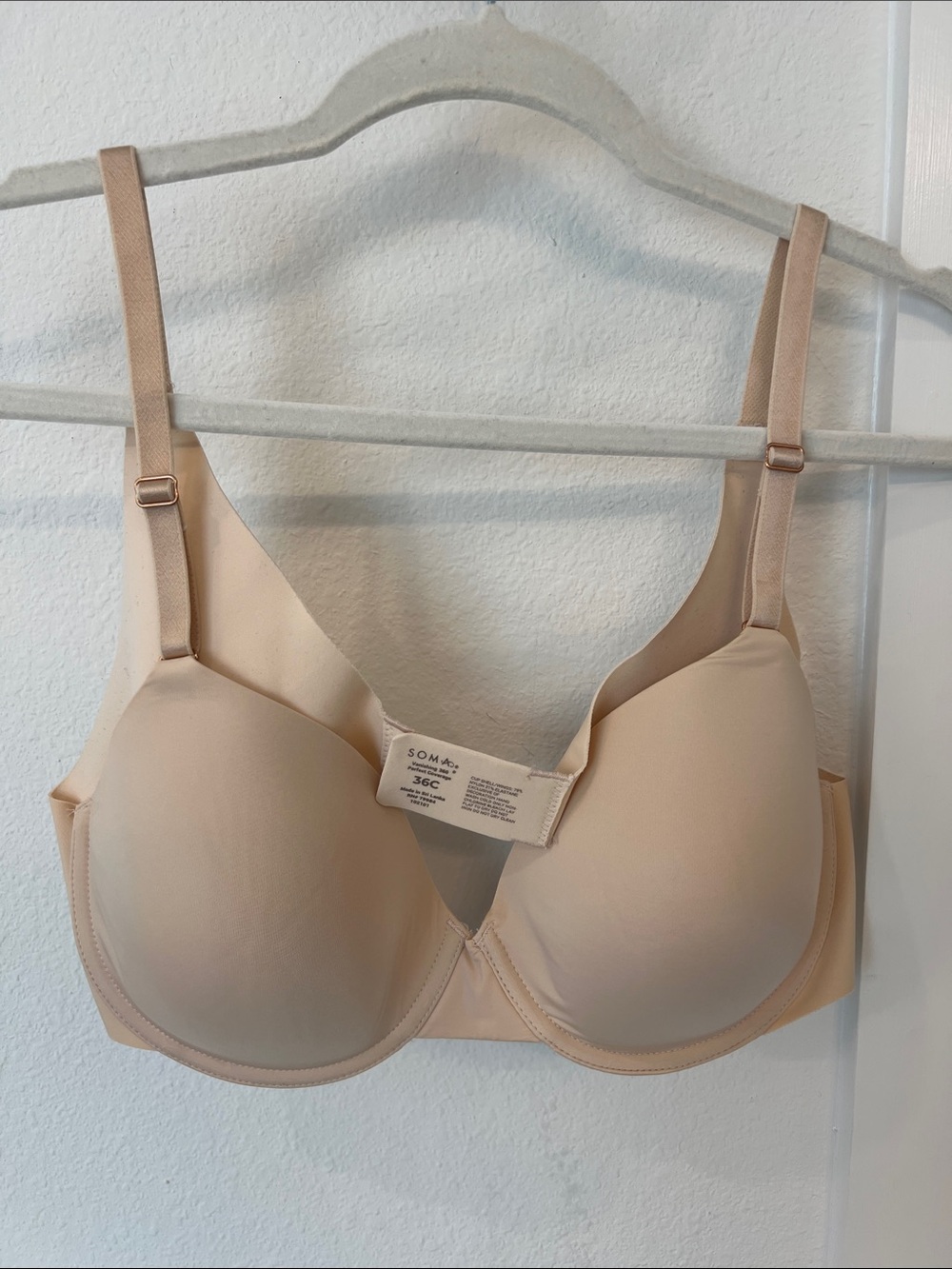 Soma T-Shirt Bra in Beige/Nude